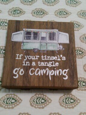 COLLINS FRESH & ORIGINAL CAMPING DECOR GOOD CONDITION